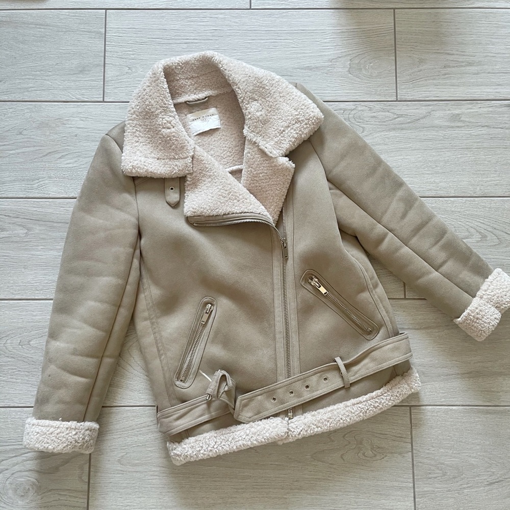 Zara Shearling Coat